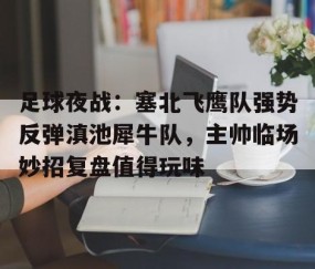 爱游戏下载中心 -足球夜战：塞北飞鹰队强势反弹滇池犀牛队，主帅临场妙招复盘值得玩味的简单介绍